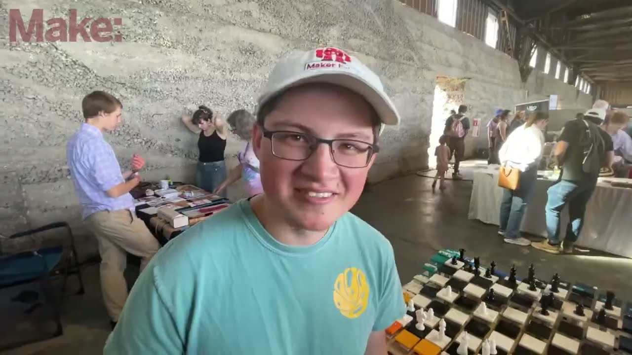 The mesmerizing wave chess at Maker Faire Bay Area