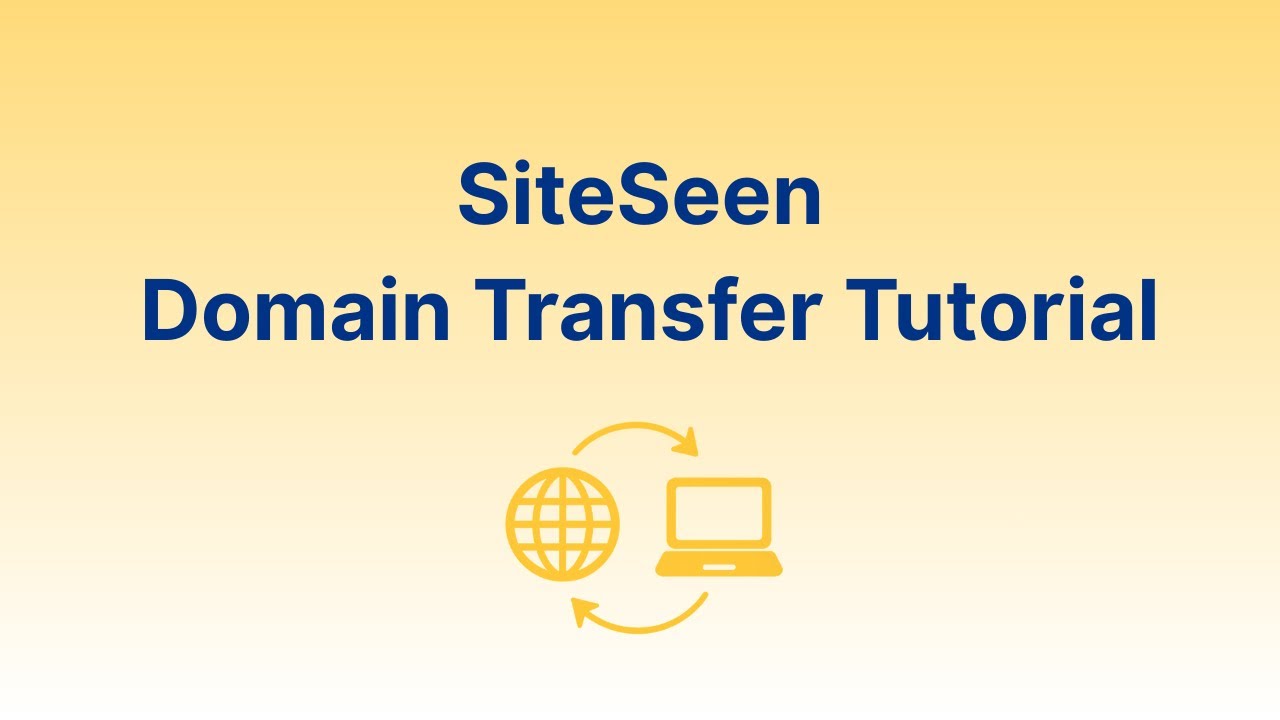 SiteSeen DNS Settings (Domain Transfer) Thumbnail