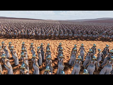 CAN 1000 CLEOPATRA STOP 1 MILLION EGYPTIAN SPEARMEN? - Ultimate Epic Battle Simulator 2 UEBS 2
