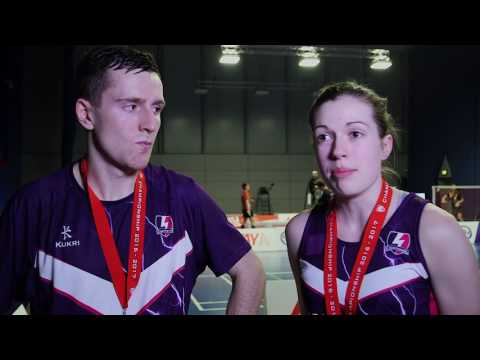 BADMINTON: Greg Mairs & Jenny Moore complete hat-trick of mixed doubles titles