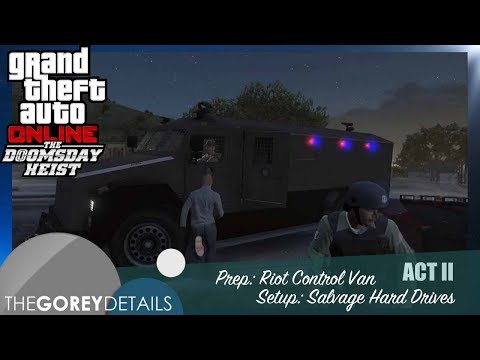 GTA V - The Bogdan Problem (3/5) - Riot Control Van & Salvage Hard Drives - The Gorey Details