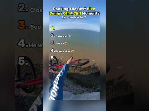 Ranking The Best Bike Jumps Off A Cliff Moments 🤯☠️