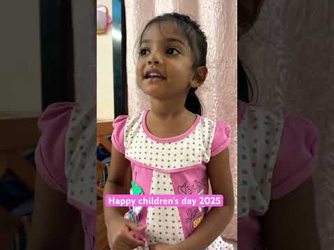 Sathvika wishes you all children a very happy children’s day
