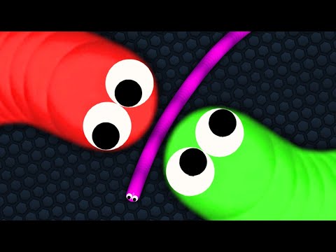 Slither.io Pro Tiny Snake vs Giant Noob Snakes - Epic Slitherio Gameplay