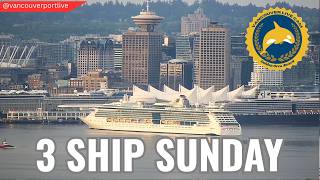 Celebrity Solstice, Nieuw Amsterdam, and Serenade of the Seas in Vancouver Canada May 17, 2026