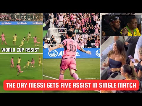 Crazy Reaction To Messi 5 ASSIST In Single Match