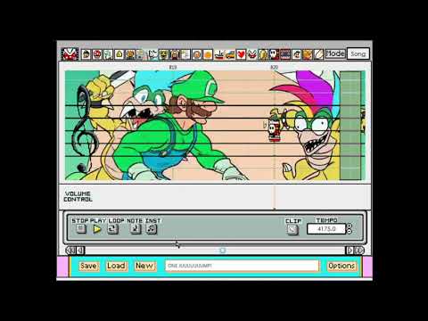 THE HERO !! (One Punch Man OP 1) - Super Mario Paint