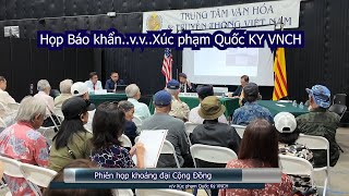Họp Báo khẩn  v  v  Xúc Phạm Quốc Kỳ VNCH