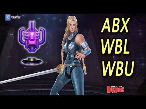 Valkyrie [Awakened]: Knull WBL + WBU + ABX Combat Female I APK- Marvel Future Fight