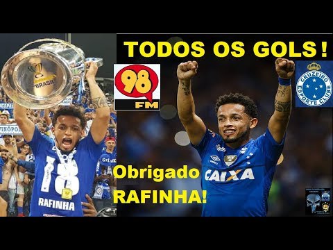 TODOS GOLS DE RAFINHA pelo CRUZEIRO! Obrigado RAFINHA! Qual o mais Bonito! E o Mais Importante? 98FM