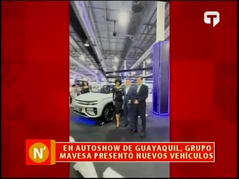 En autoshow de Guayaquil, grupo Mavesa presentó nuevos vehículos