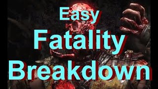 Mortal Kombat X Easy Fatality Breakdown Tips