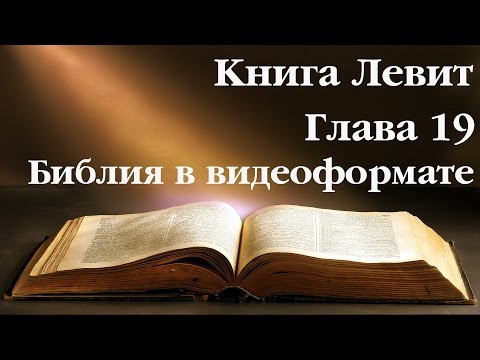 Видеобиблия. Левит. Глава 19
