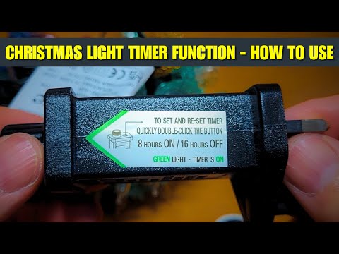How to Use the Timer Function on LED Christmas Lights