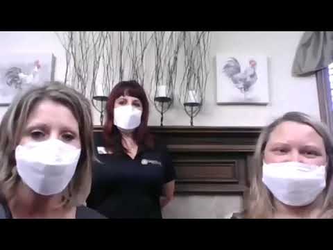 Staff members at the Villas of Holly Brook get Vaccine