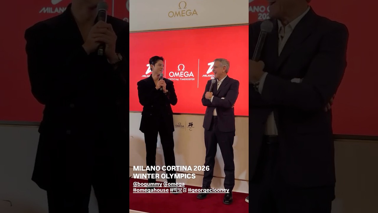#パクボゴム @OMEGA⌚ #GeorgeClooney #ParkBogum #shorts