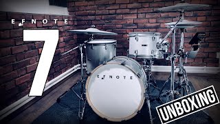 Video thumbnail for EFNOTE 7 electronic drums unboxing & playing by drum-tec by drumtecTV