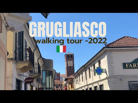 Grugliasco, Piedmont, Italy walking tour -Towns near Turin