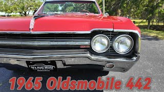 1965 Oldsmobile 442 Convertible Walk Around / Cold Start / Convertible Top / Driving Video