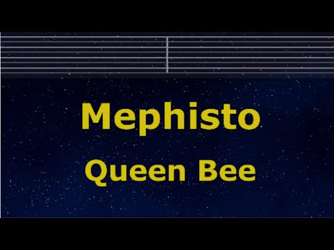 Karaoke♬ Mephisto - Queen Bee 【No Guide Melody】 Instrumental, Lyric Oshi no Ko Romanized