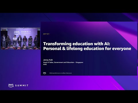 AWS Summit Singapore 2022: Transforming education with AI