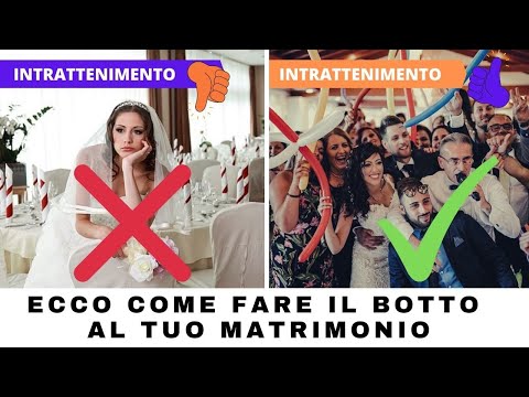 Come stupire gli invitati ad un matrimonio - Libero Spadaccino