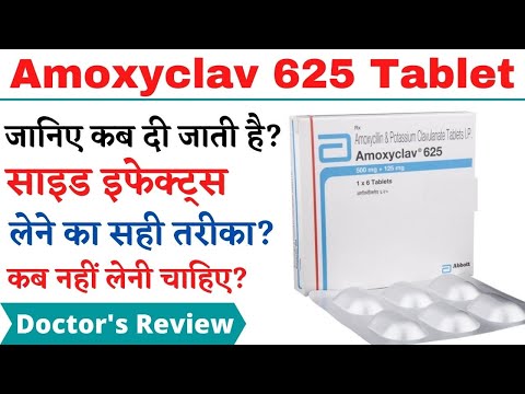 Amoxicillin potassium clavulanate tablet, 1000 mg