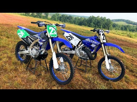 2 Stroke vs 4 Stroke 2019 Yamaha YZ250X and YZ250FX - Dirt Bike Magazine