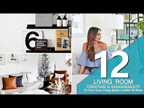 12 Clever Living Room Furniture Ideas and Arrangement