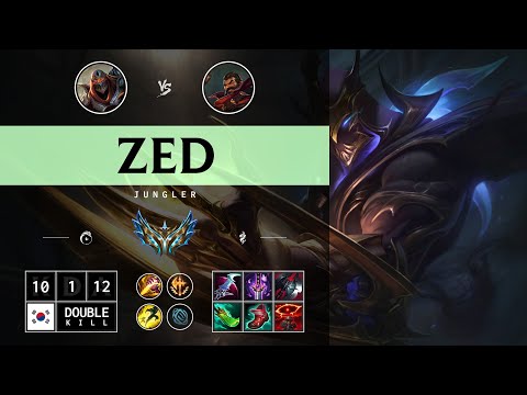 Zed Jungle vs Graves - KR Challenger Patch 14.13