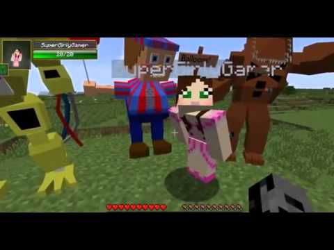 PopularMMOs | Minecraft NIGHTMARE FREDDY CHALLENGE GAMES Lucky Block Mod Modded Mini Game