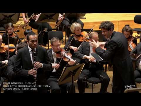 Mozart Clarinet Concerto - Pierre Genisson: Clarinet - Liège Royal Philharmonic Orchestra -