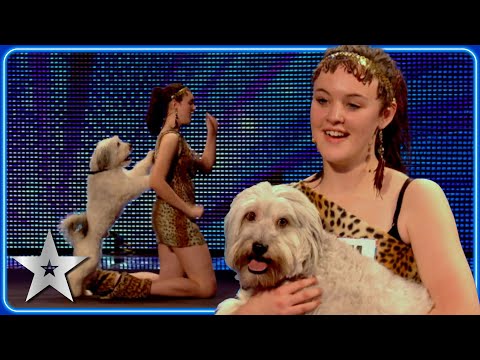 Ashleigh & Pudsey's ADORABLE first appearance! | Unforgettable Audition | Britain's Got Talent