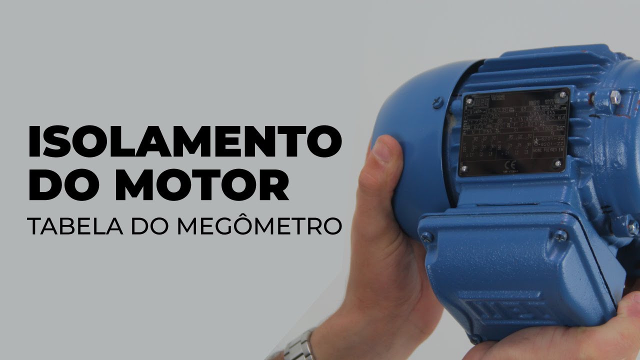 Isolamento do Motor utilizando Tabela do Megômetro