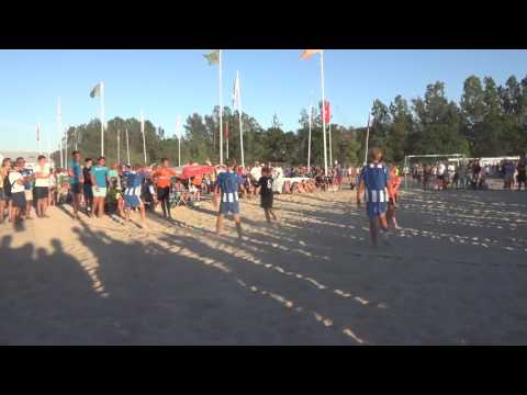 Åhus Beachhandboll 2016 Slutspel1/4 P02 , IFK Kristianstad 3 vs H43 Lund 1, 6-9, vinst H43