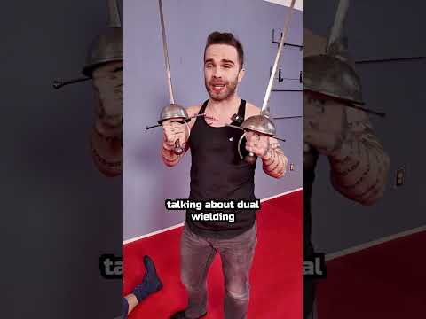 Dual Wielding Swords is STUPID!?! #sword #history #fantasy