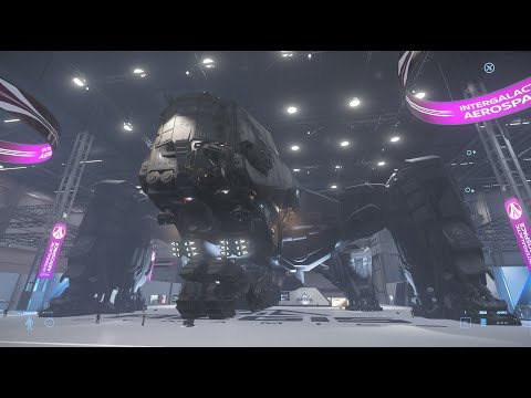 Star Citizen 3.7.2 Gameplay 1440 60fps - IAE 2949 WalkAround Day 6 Pt 1 - Aegis Ships