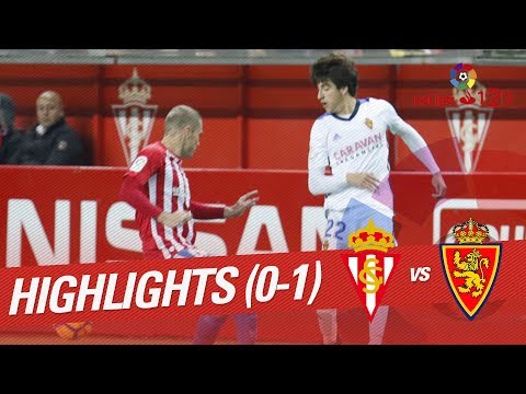 Resumen de Sporting de Gijón vs Real Zaragoza (0-1)