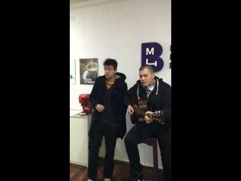 Faris and Marko, X-Factor competitors @BelgradeModernHostel