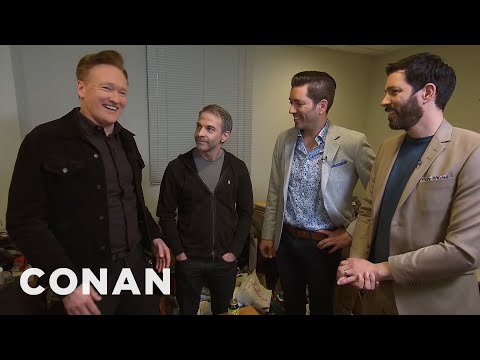 柯南要求地產兄弟裝修喬丹-施蘭斯基的辦公室 - CONAN on TBS (柯南) (Conan Asks The Property Brothers To Renovate Jordan Schlansky's Office - CONAN on TBS)