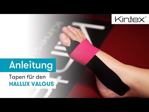 Tapen für den Hallux Valgus | Kintex® Anleitung zum Kinesiologie Tapen