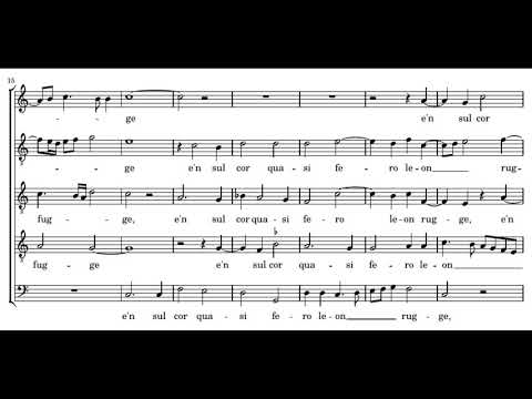 Cipriano de Rore: Far potess'io vendetta - Blue Heron