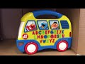 Fisher Price Sesame Street Elmo Alphabet Bus Sing A Long