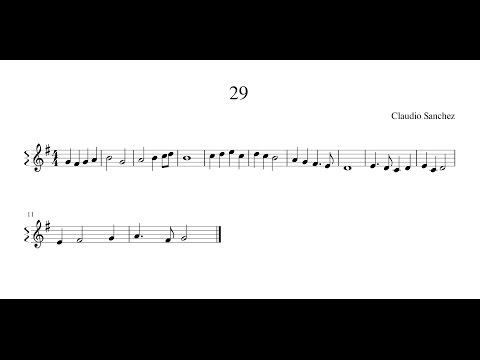 Dictado Melodico N°29  / melodic dictation N°29