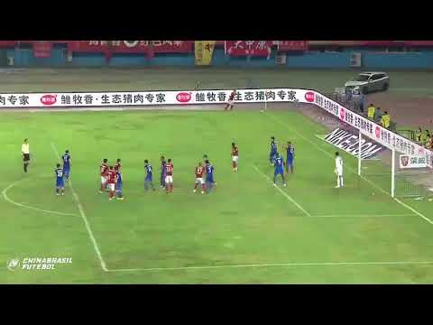 Gol Fernando Karanga - Henan Jianye x Shanghai Shenhua - 13a Rodada da Super Liga da China 2018