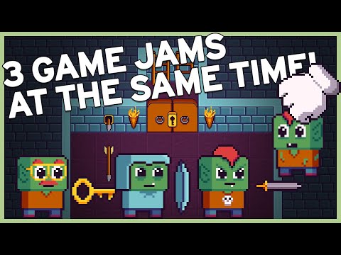 3 Game Jams At The Same Time! (Game Jam Devlog)