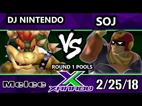 End of an Era - DJ Nintendo (Bowser) Vs. SOJ (Captain Falcon) - SSBM Pools - Smash Melee