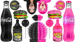 BLACK VS PINK FOOD CHALLENGE | Eating Everything Only In 1 Color For 24 Hours by Multi DO! CHALLENGE