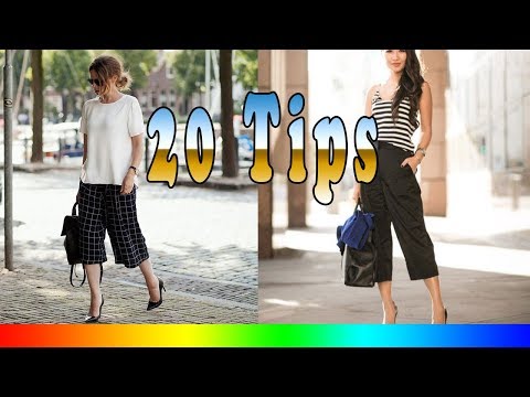 20 Style Tips On How To Wear Culottes