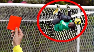 10 FAMOUS RED CARDS GOALKEEPERS IN FOOTBALL